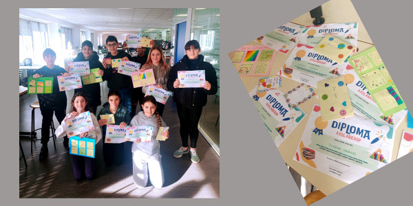 DBHko liburutegiko bolondresei eskertza eta agurra