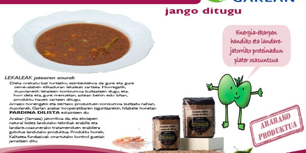 Gure jangelako produktuak