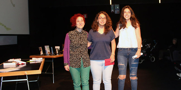 Eider Gartzia eta Esther Muxika booktrailer lehiaketan irabazleak