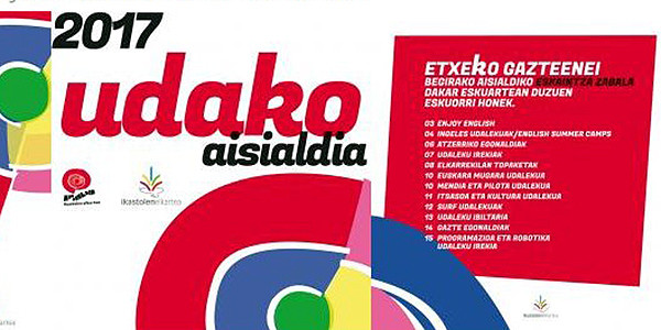 Udako aisialdi eskaintza