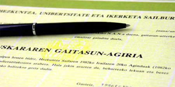 EGA eta HABE azterketak prestatzeko ikastaroak