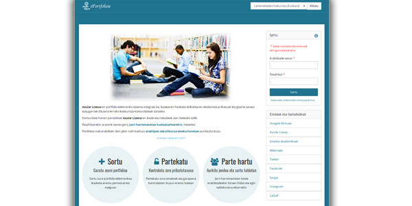 Gure portfolioa eguneratuta