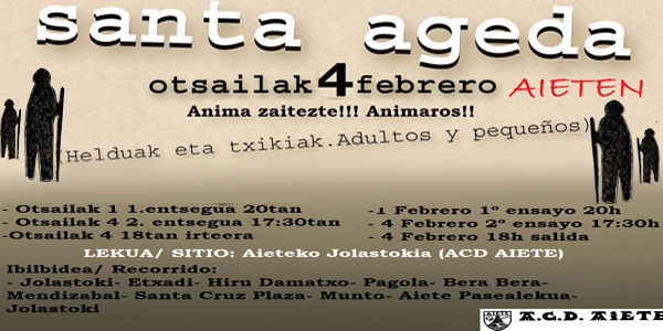 Santa Ageda Aieten