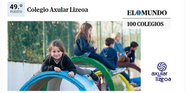 Axular Lizeoa berriro “El Mundo” egunkariaren 100 ikastetxe onenen artean 