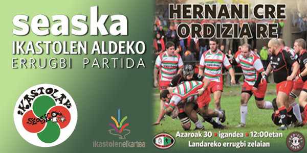 Partido de rugby a favor Seaska